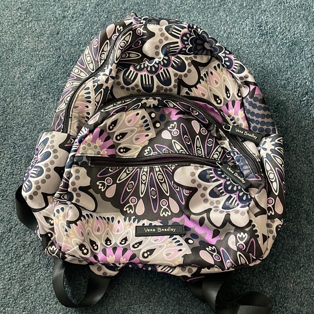 Vera Bradley Compact Essential Backpack Mimosa Medallion